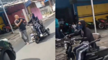 Viral! Emak-emak Lawan Arah Tantang Truk, Netizen Geram: Nyawa Nggak Ada Duanya!