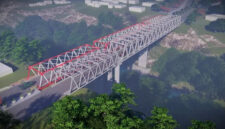 Desain jembatan kembar Liliba. Foto: Balai Pelaksana Jalan Nasional NTT