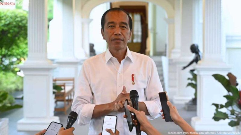 Presiden Joko Widodo (Jokowi) memberi keterangan tersendiri mengenai bahayanya judi online yang sudah merebak di tengah masyarakat. (Foto: tangkapan layar Sekretariat Presiden)
