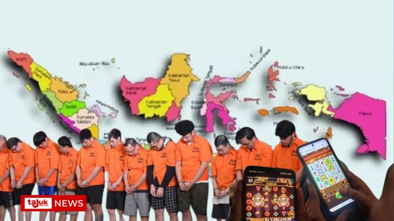 Lima provinsi terbesar secara demografi yang masyarakatnya sudah terpapar (judi online), berdasarkan data-data dari PPATK, yang pertama adalah yang paling di atas, Jawa Barat. Foto ilustrasi/Tajukflores.com