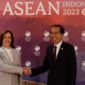 Wakil Presiden Amerika Serikat (AS), Kamala Harris dan Presiden RI Joko Widodo (Jokowi) di 