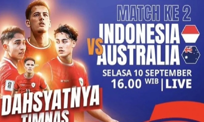 Gratis Link Live Streaming Timnas Indonesia vs Australia di Kualifikasi Piala Dunia Malam Ini