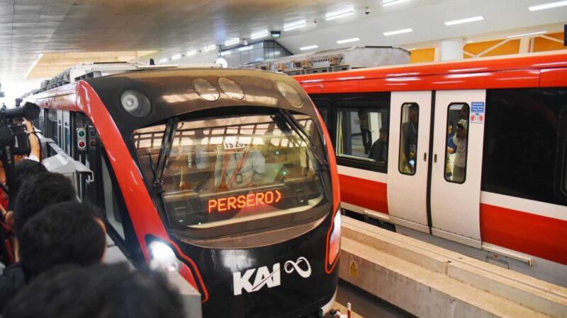 Pembangunan LRT di Kuta, Bali ini bertujuan untuk menangani kemacetan lalu lintas yang kronis di Pulau Dewata. Foto ilustrasi LRT/Setpres