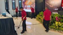 Debat Pilkada Mabar 2024, Polisi Sterilisasi dan Amankan Gedung Arnold Janssen Hall Labuan Bajo