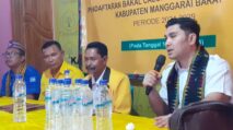 Respons Mario Pranda ketika dituding sebagai bakal calon bupati bayangan pada Pilkada Mabar 2024