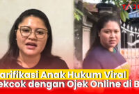 Video Klarifikasi Nadia, Perempuan Viral Ngaku Anak Hukum Cekcok dengan Ojol di Bali