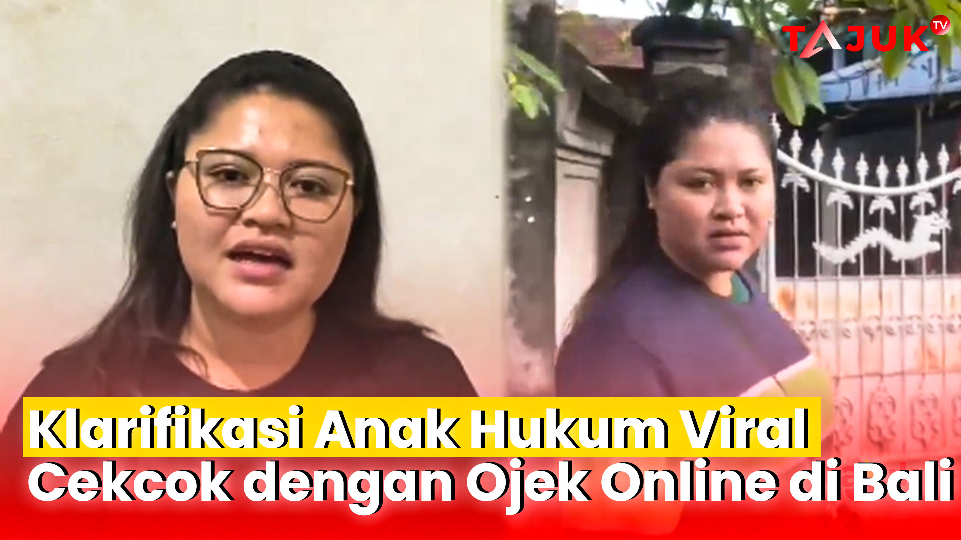 Video Klarifikasi Nadia, Perempuan Viral Ngaku Anak Hukum Cekcok dengan Ojol di Bali