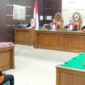 Jaksa Penuntut Umum (JPU) Kejaksaan Negeri Musi Banyuasin (Muba), Sumatera Selatan menuntut terdakwa Lisa Yani tiga tahun enam bulan penjara kasus kekerasan dalam rumah tangga (KDRT) istri potong kelamin suami.  (ANTARA/ HO- PN Muba)
